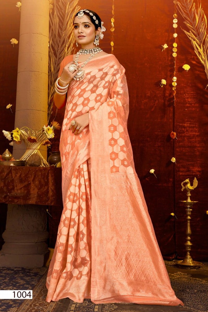 SAROJ SAREE PACIFIC COTTON VOL-4 1001 TO 1006 4