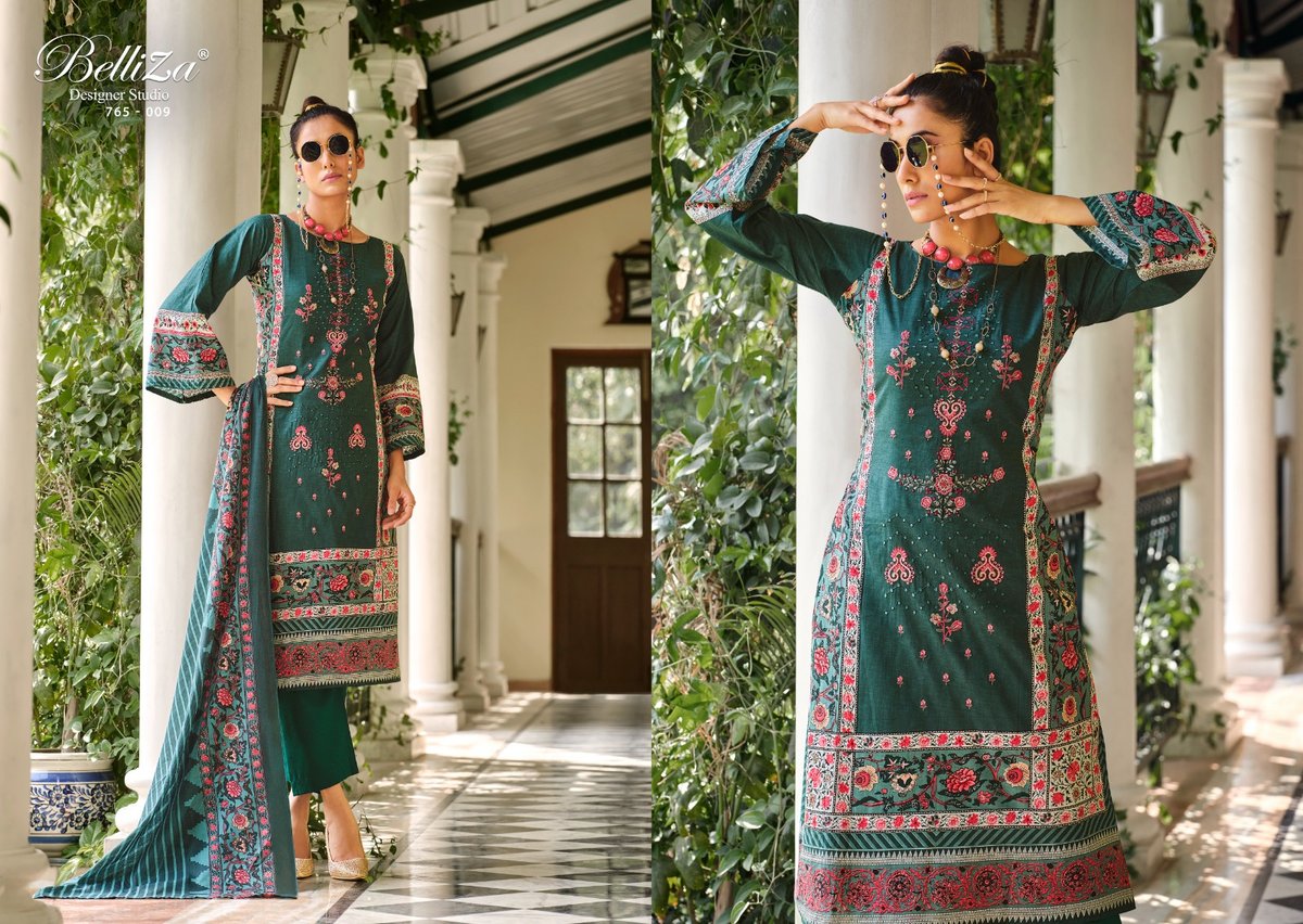 Belliza Designer Naira Vol-2 765-001 to 765-010 Series 9