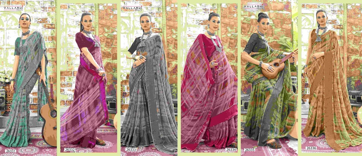 VALLABHI PRINTS DHANAK 26331 TO 26336 7