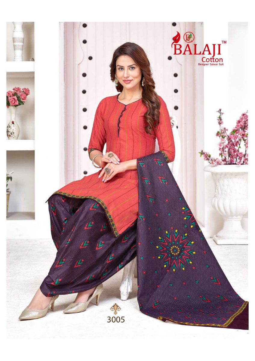 Balaji Cotton Sui Dhaga Vol-3 3001-3012 Series 5