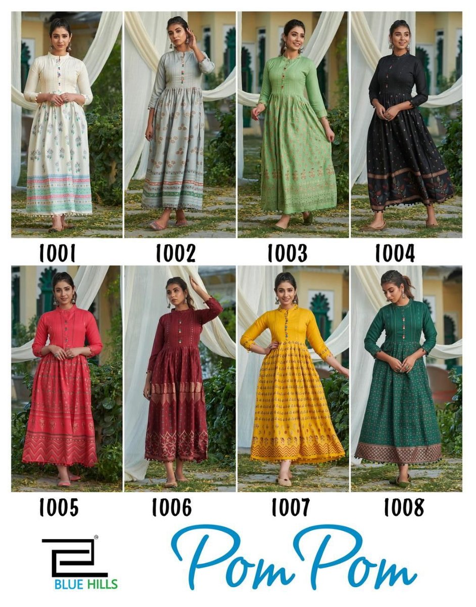Blue Hills Pom Pom Vol-1 1001-1008 Series 9