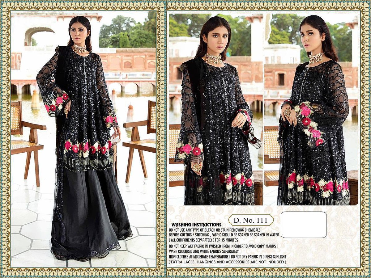 111 Colors Georgette Fabric Salwar Kameez 7