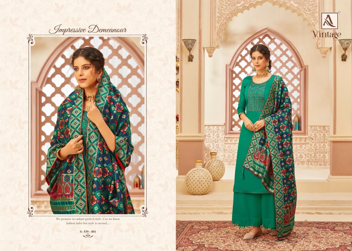 Alok Suits Vintege 539-001-539-008 Series 1