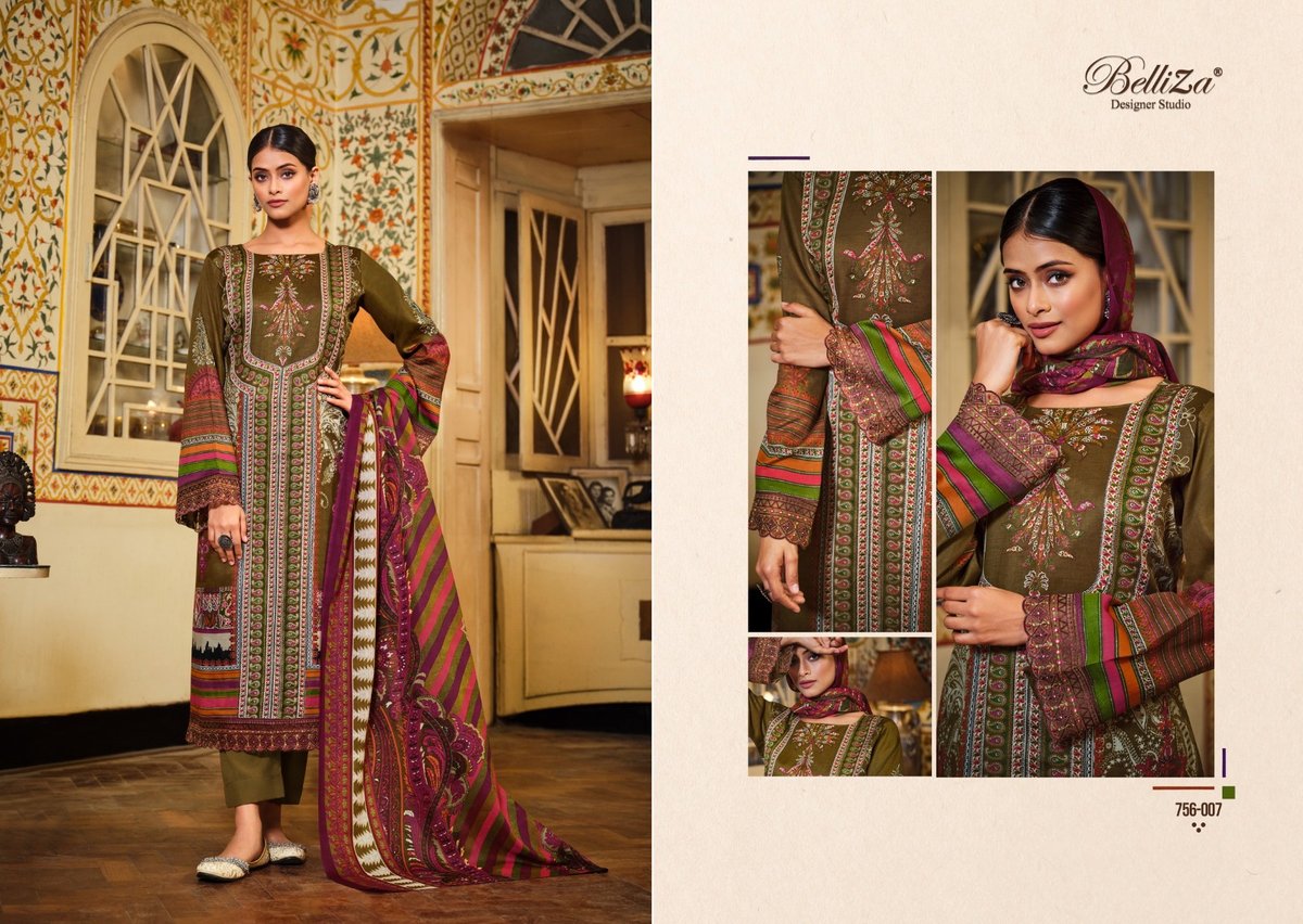 Belliza Designer Haafiza 756-001 to 756-010 Series 7