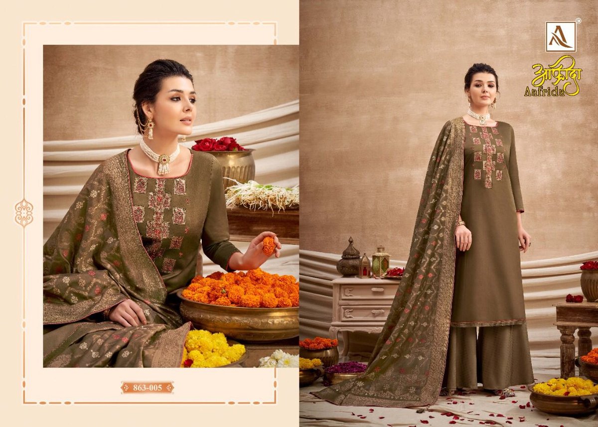 Alok Suits Aafrida 863-001 to 863-008 Series 5