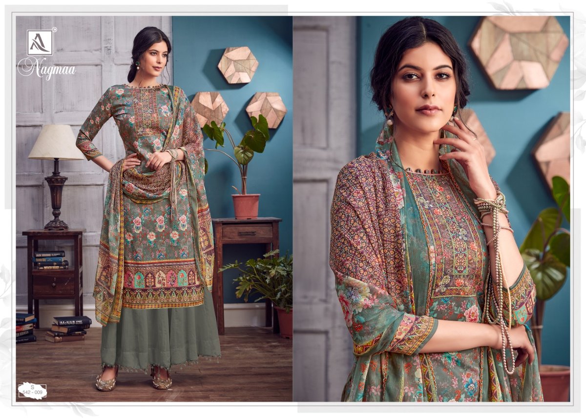 Alok Suits Nagmaa  542-001 to 542-010 Series 9