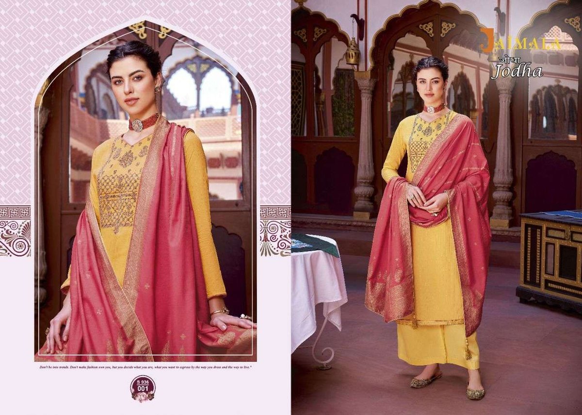 Alok Suit Jodha 936-001 to 936-006 Series 1