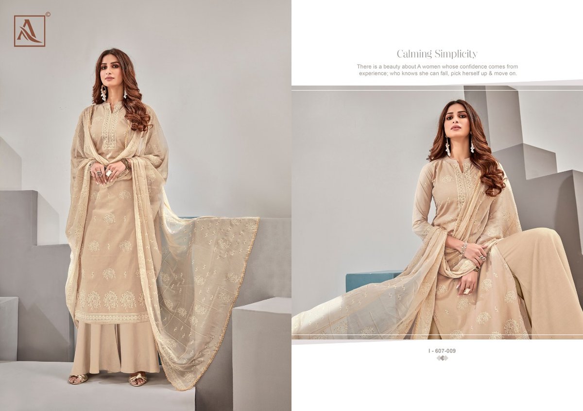 Alok Suits Bloom Gold 607-001-607-010 Series 9