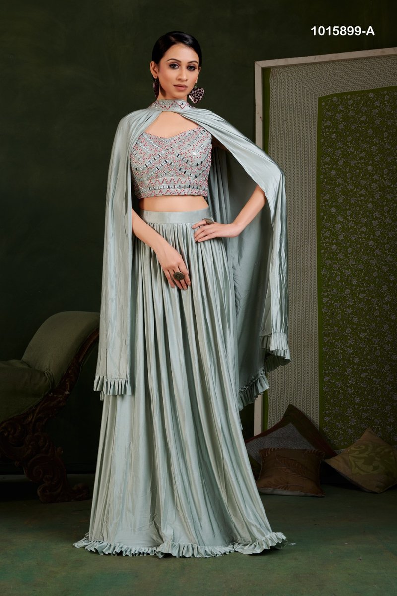 Aamoha Trendz Ready To Wear Designer Saree 1015899 Colors 1