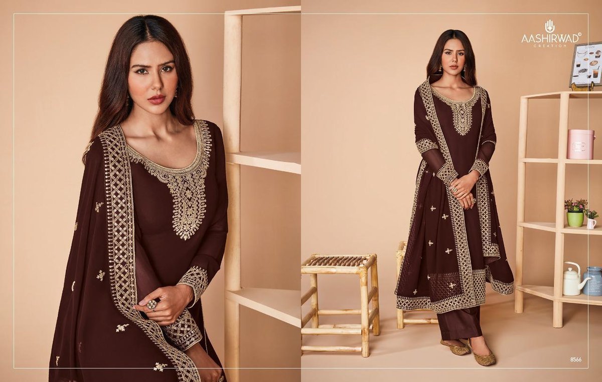 Aashirwad Creation Alfaaz 8559-8566 Series 8