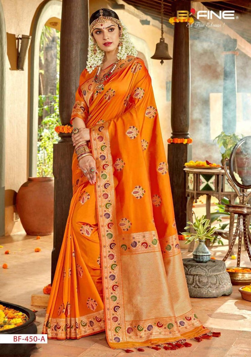 B'Fine Saree Roohani 450 Colors 1