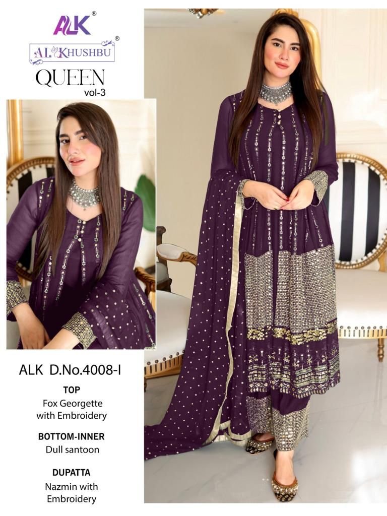 AL Khushbu Queen Vol-3 4008 New Colors 3