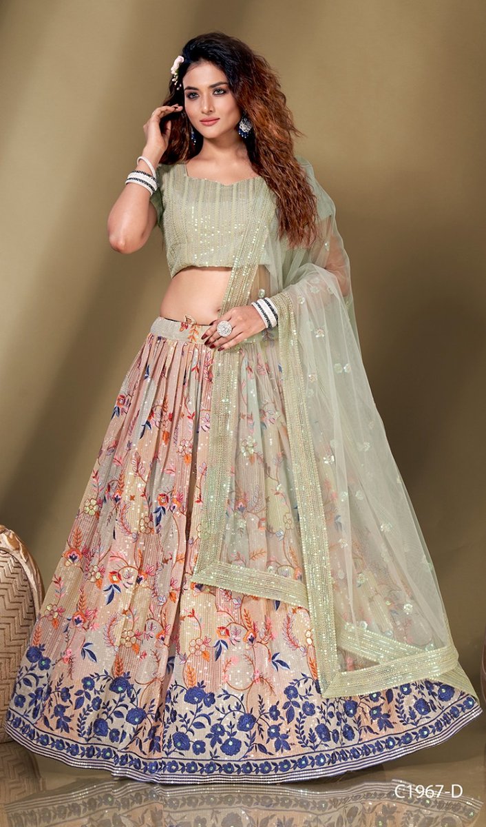 Aamoha Trendz Designer Lehenga C-1967 Colors 3
