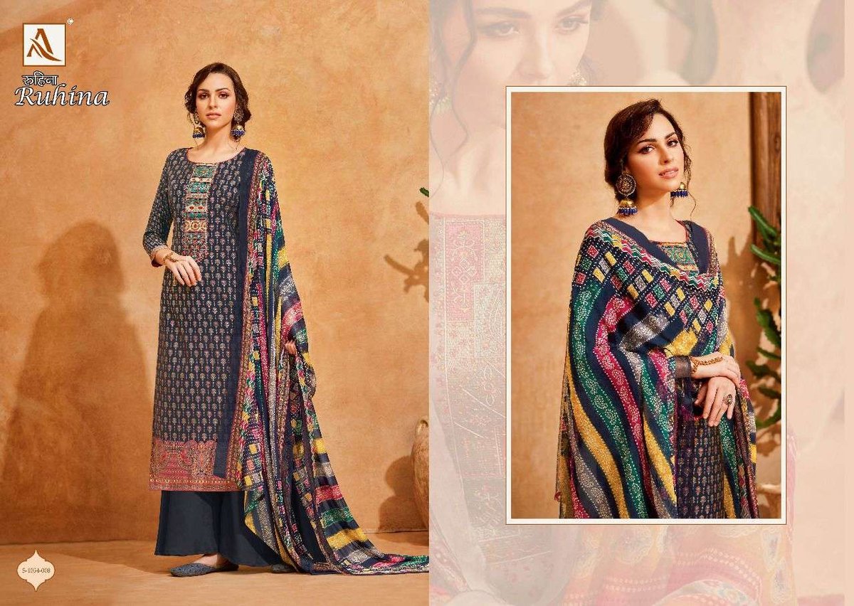 Alok Suit Ruhina 1054-001 to 1054-008 Series 8