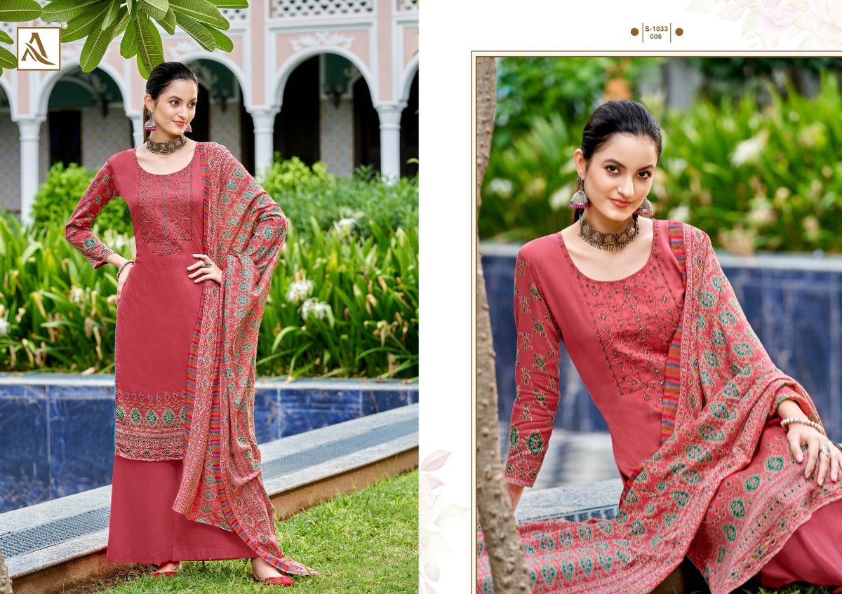 Alok Suit Anaisha 1033-001 to 1033-008 Series 6