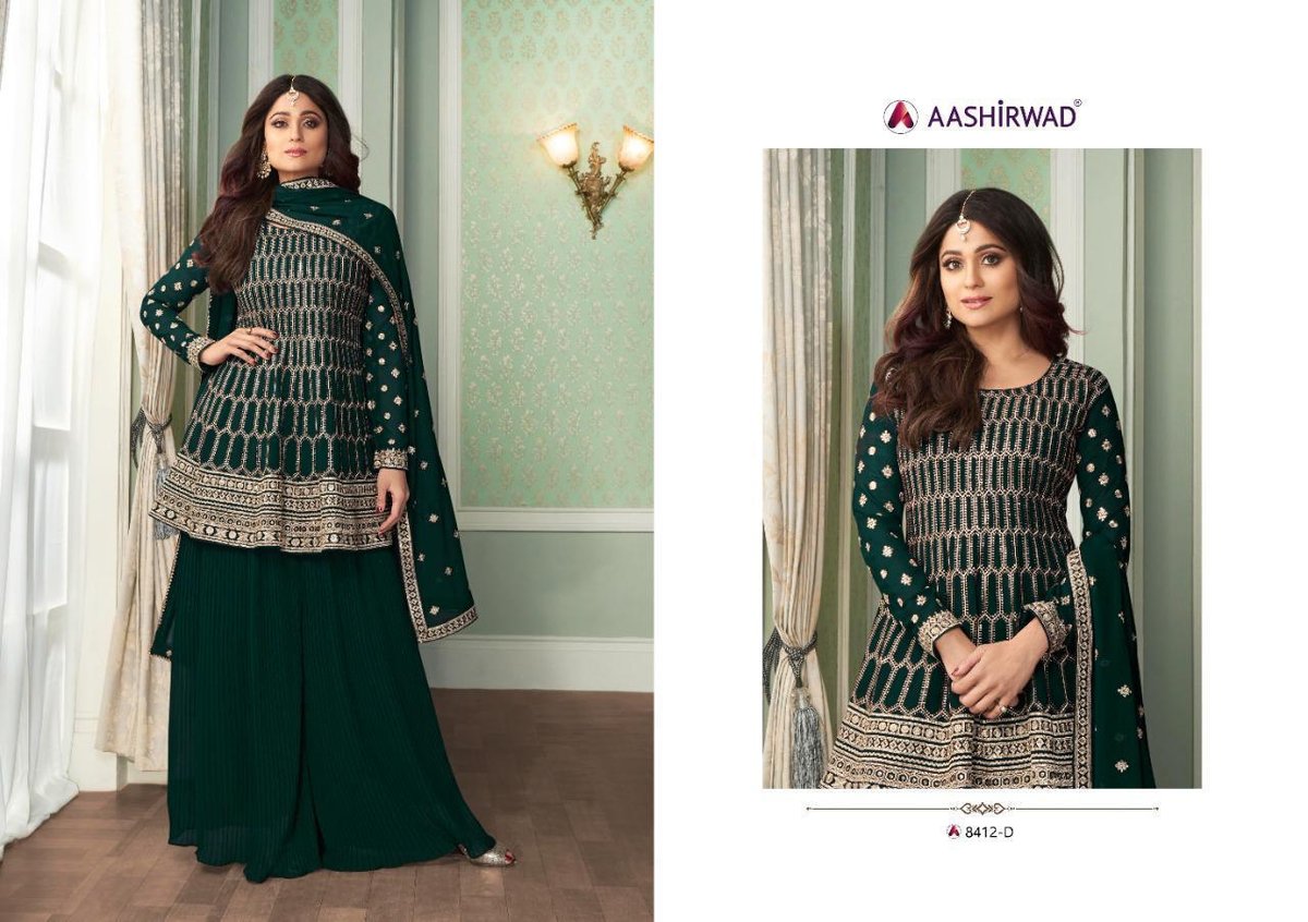 Aashirwad Creation Peplon 8412 Colors 5