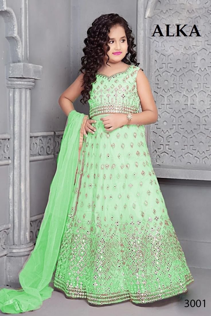 Alka Kidswear Lehenga 3001-3004 Series 1