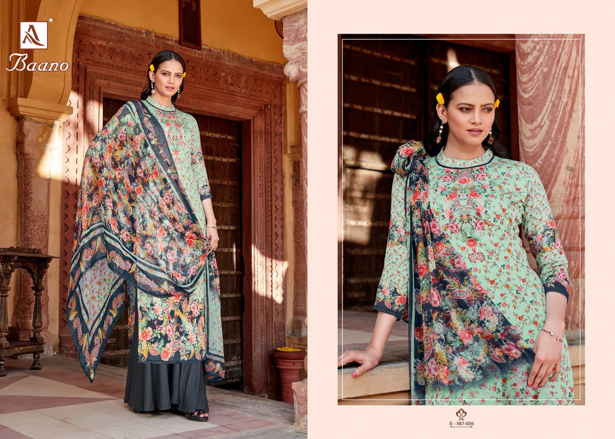 Alok Suits Baano 567-001 to 567-010 Series 6
