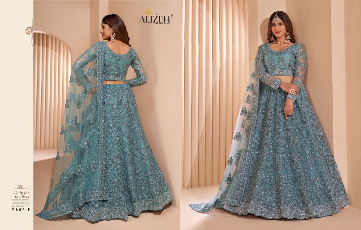 Alizeh Bridal Heritage Colour Splash 1001-1008 series 5