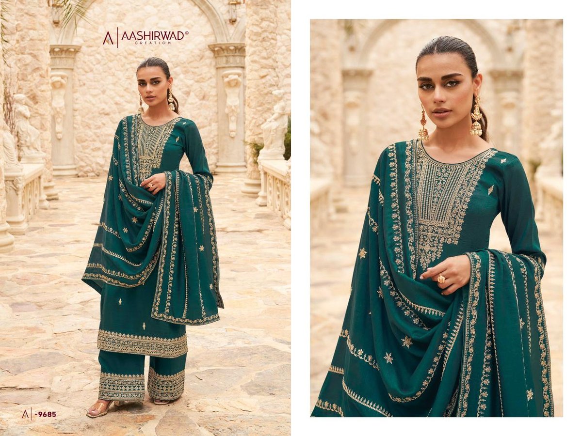 Aashirwad Creation Gulkand Ogaan 9685-9689 Series 1