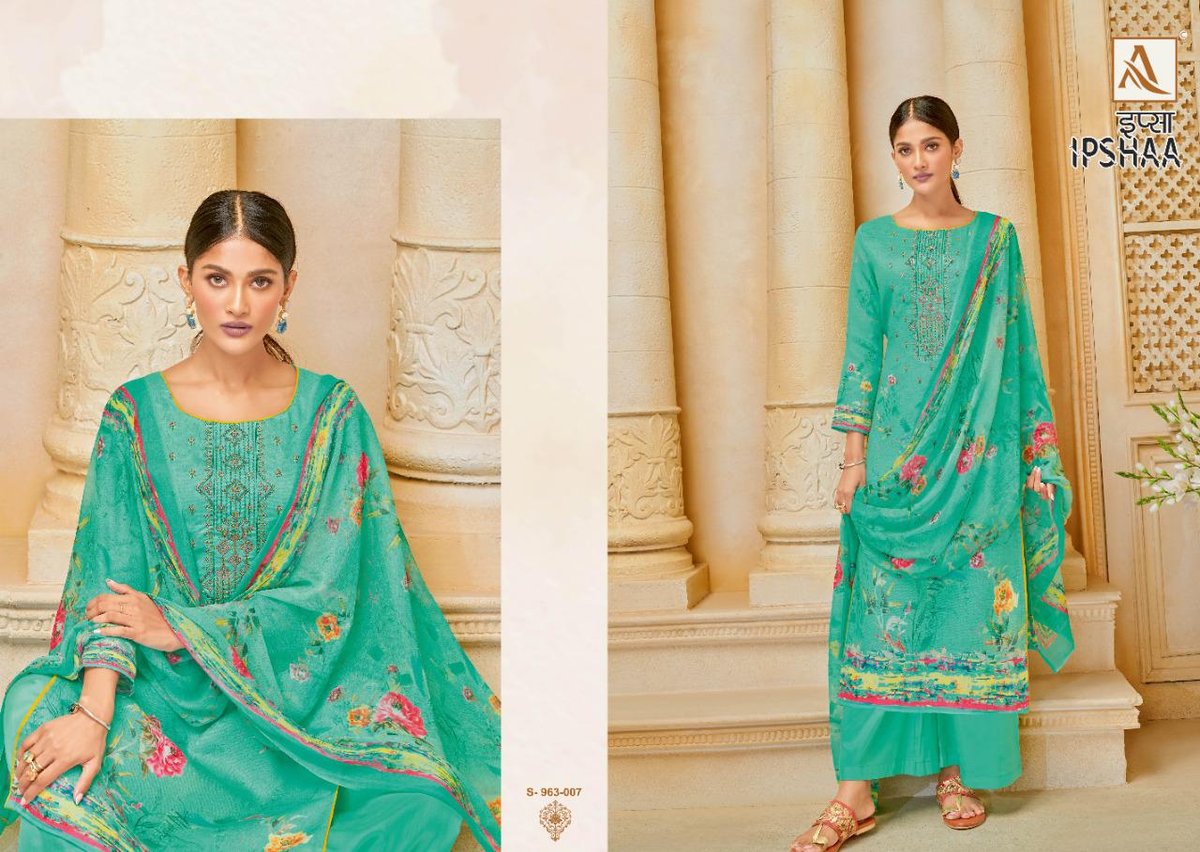 Alok Suits Ipshaa 963-001 to 963-008 Series 7