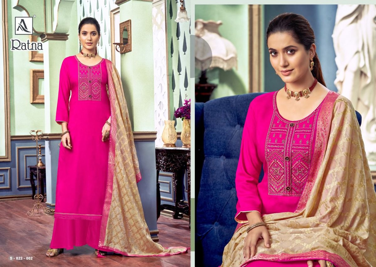Alok Suits Ratna 822-001 To 822-008 Series 2