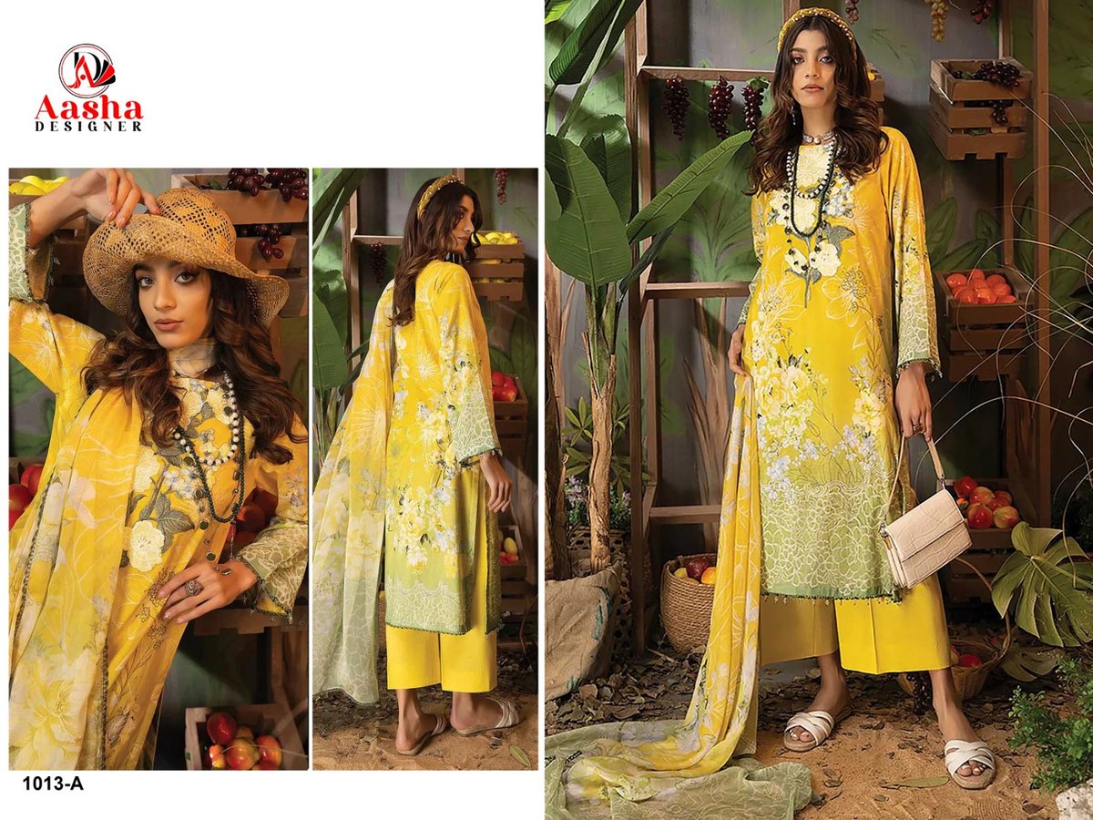 AASHA DESIGNER ADAN LIBAS 1013-A TO 1013-D 1