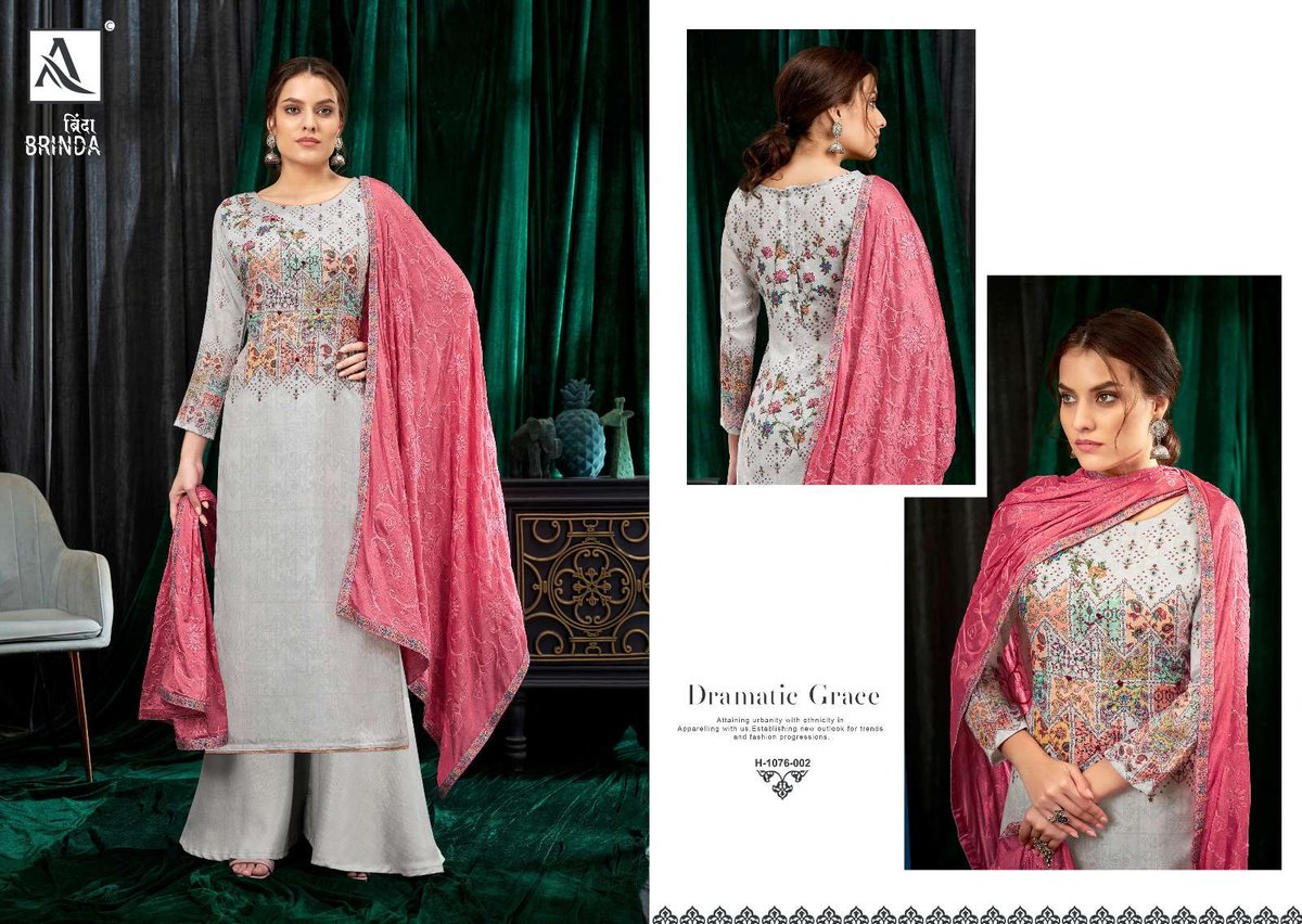 Alok Suit Brinda 1076-001 to 1076-006 Series 2