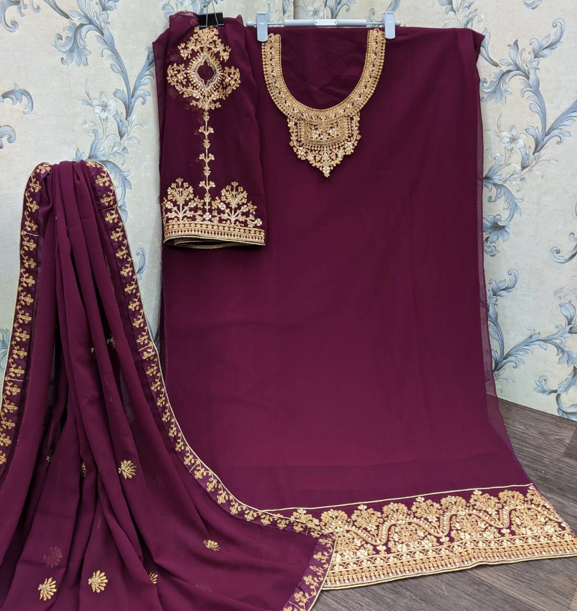 Aashirwad Creation Saffron 8352 Colors 8