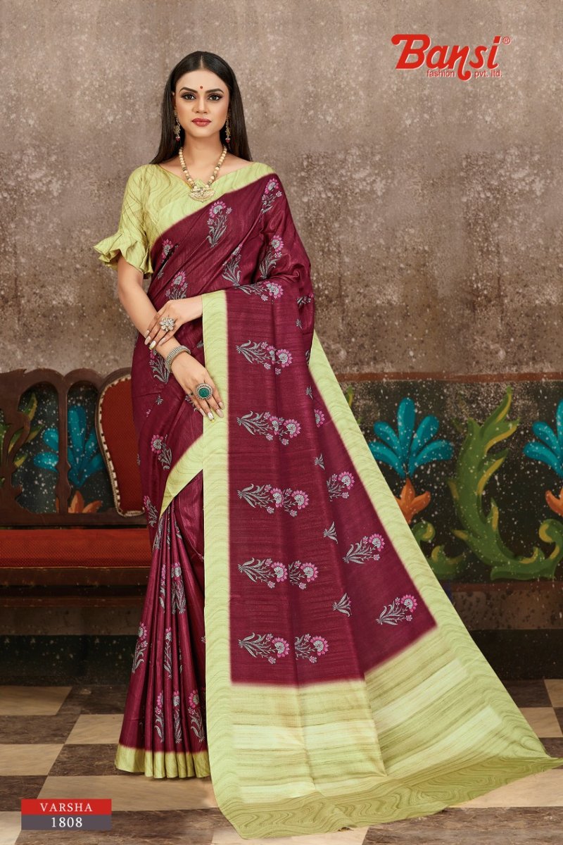Bansi Fashion Varsha Gitchya Silk 1801-1808 Series 8