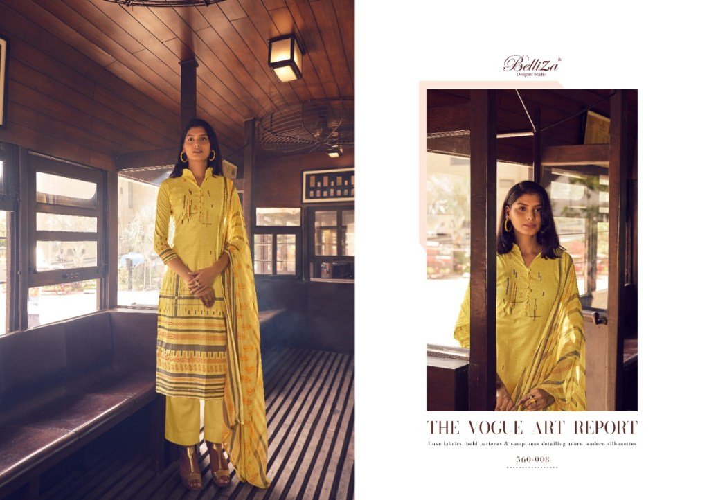 Belliza Designer Nazrana 560-001 to 560-010 Series 8