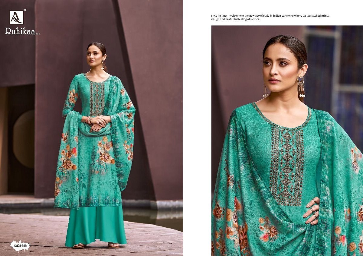 Alok Suits Ruhikaa 828-001 to 828-010 Series 10