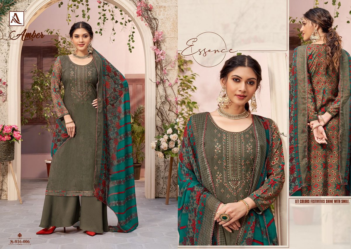 Alok Suits Amber 816-001 to 816-010 Series 6