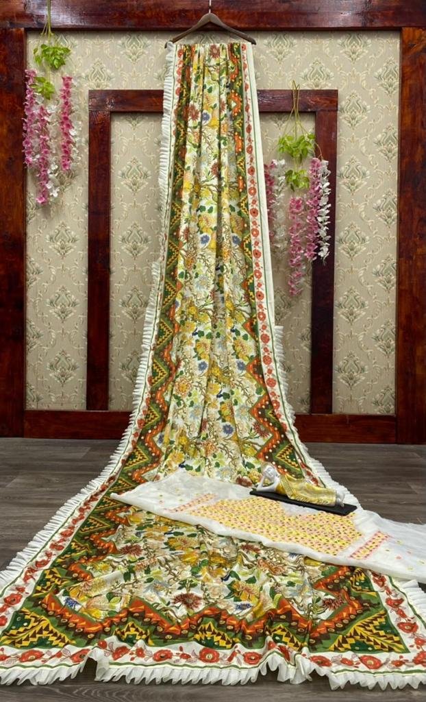 Bollywood Designer Chinon Print Saree LG-1259 3