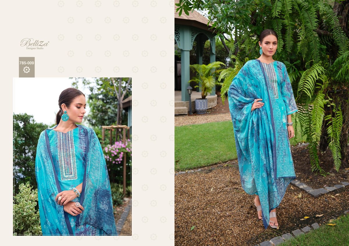 Belliza Designer Resham 785-001 to 785-010 Series 9