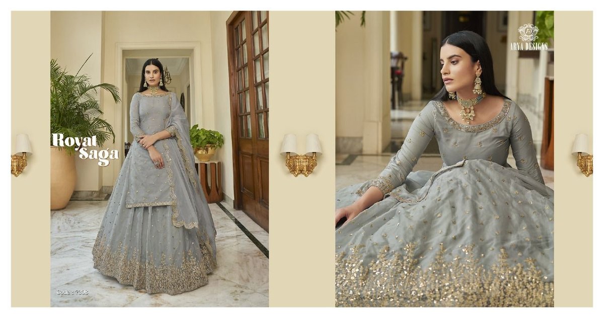 Arya Designs Royal Saga 7301-7309 Series 8