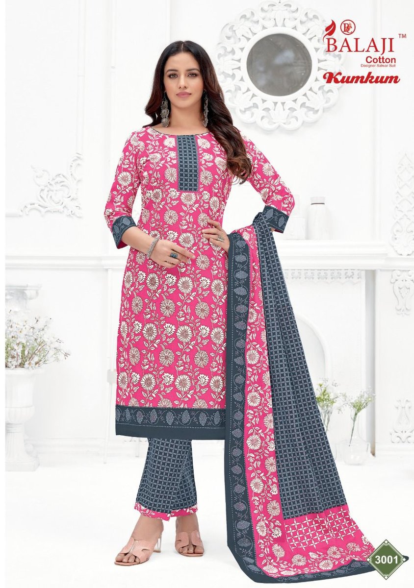 Balaji Cotton Kumkum Vol-30 3001-3020 Series 1