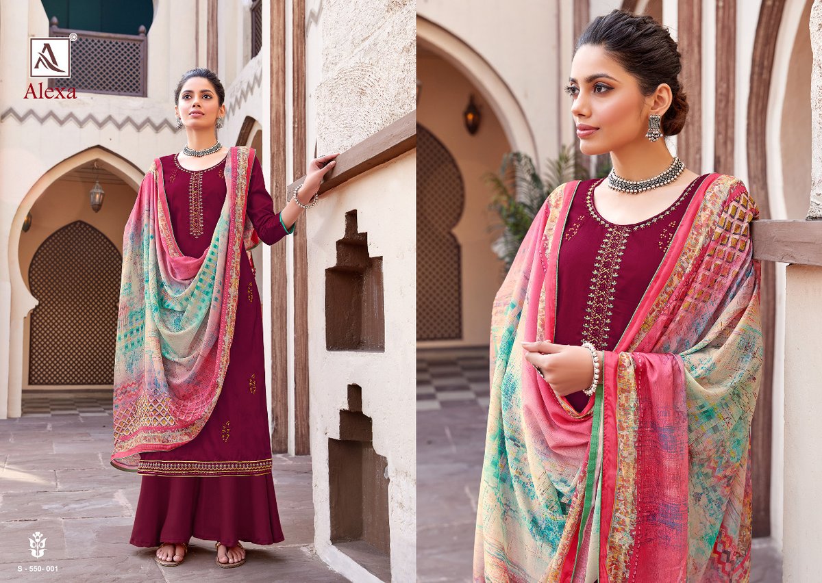 Alok Suits Alexa 550-001 to 550-010 Series 1