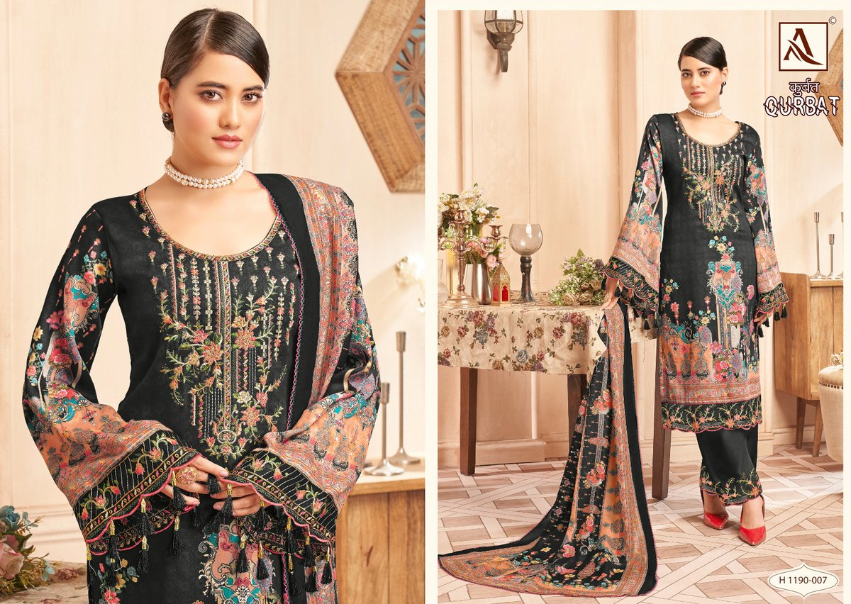 Alok Suit Qurbat Edition Vol-9 1190-001 to 1190-008 Series 7