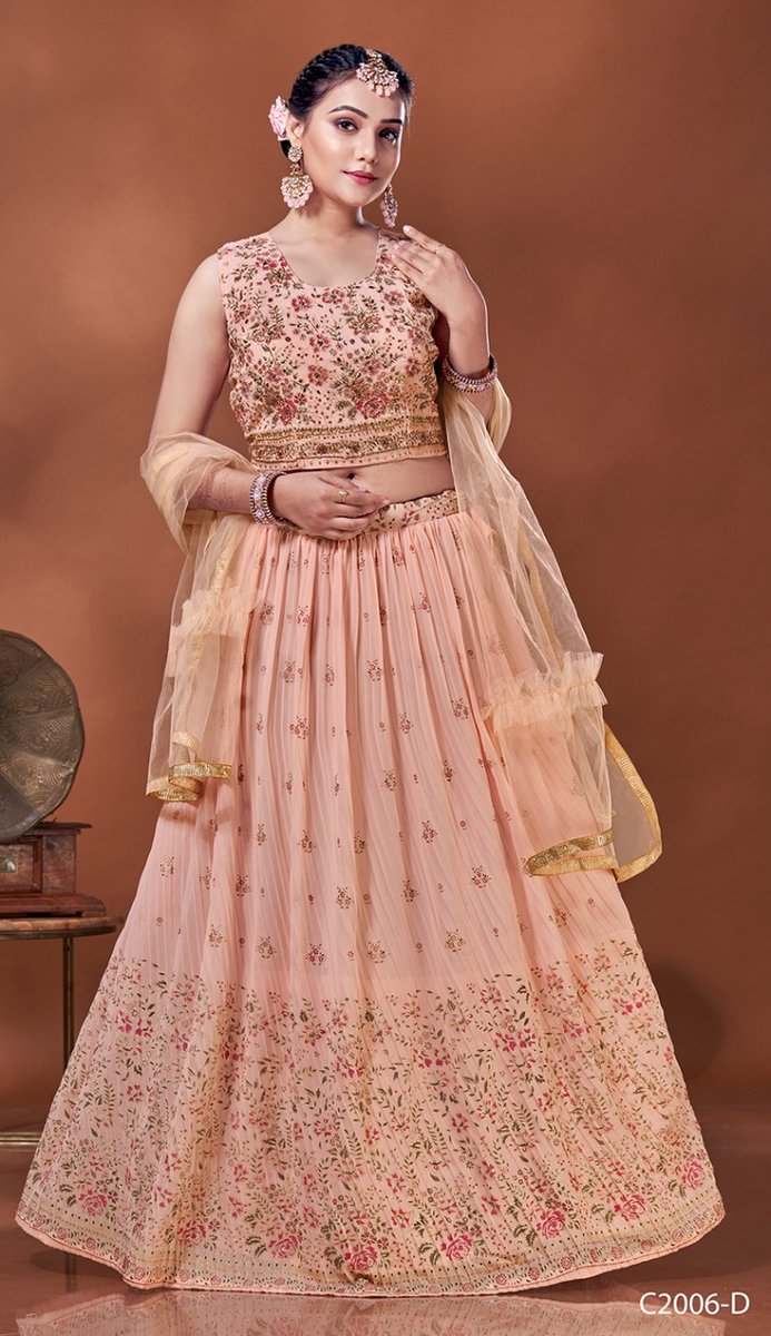 Aamoha Trendz Designer Lehenga C-2006 Colors 5