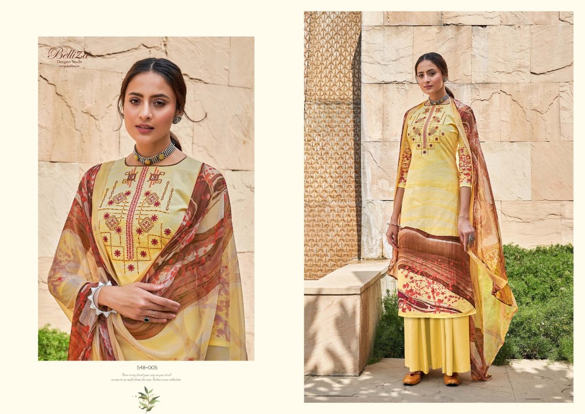 Belliza Designer Maanjari 548-001 to 548-010 Series 5