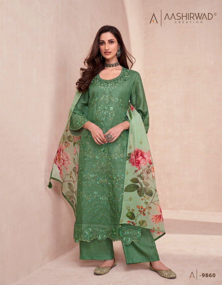 AASHIRWAD CREATION ELORA 9859 TO 9863 SERIES 2