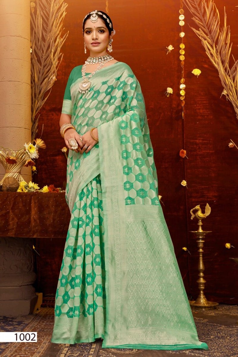 SAROJ SAREE PACIFIC COTTON VOL-4 1001 TO 1006 2