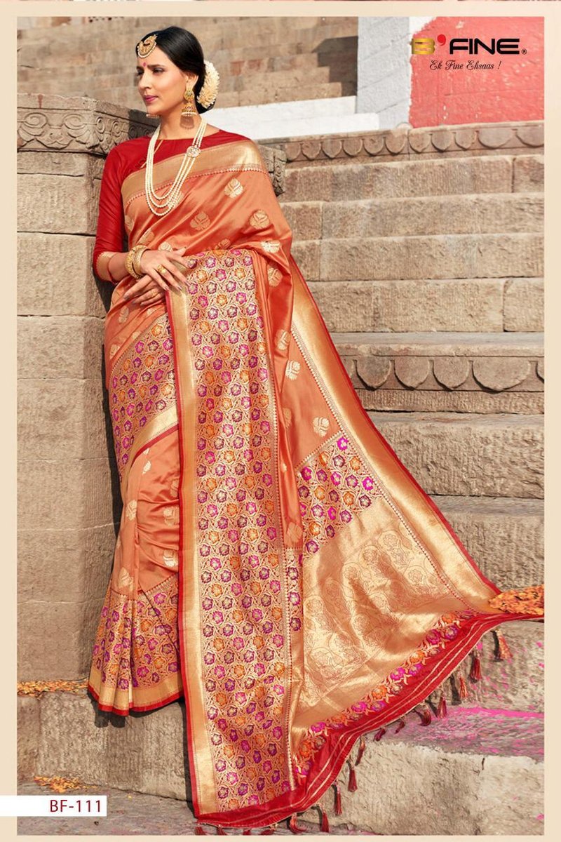 B'Fine Saree Banaras Story 101-159 Series 5