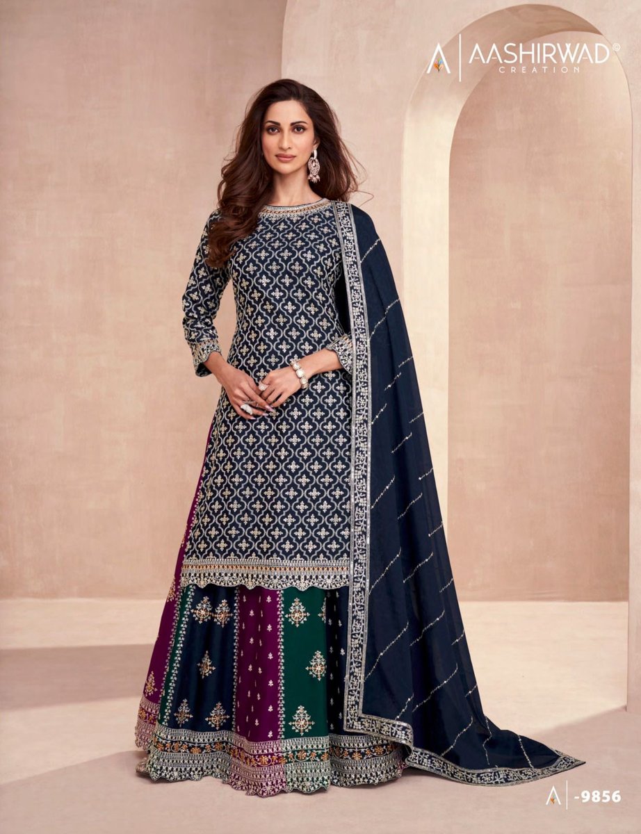 AASHIRWAD CREATION COLORS  DARK EDITION 9856-9858 1