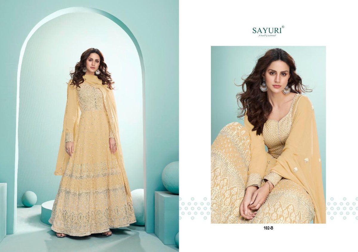 Aashirwad Creation Sayuri Breeze Gold 102 Colors 3