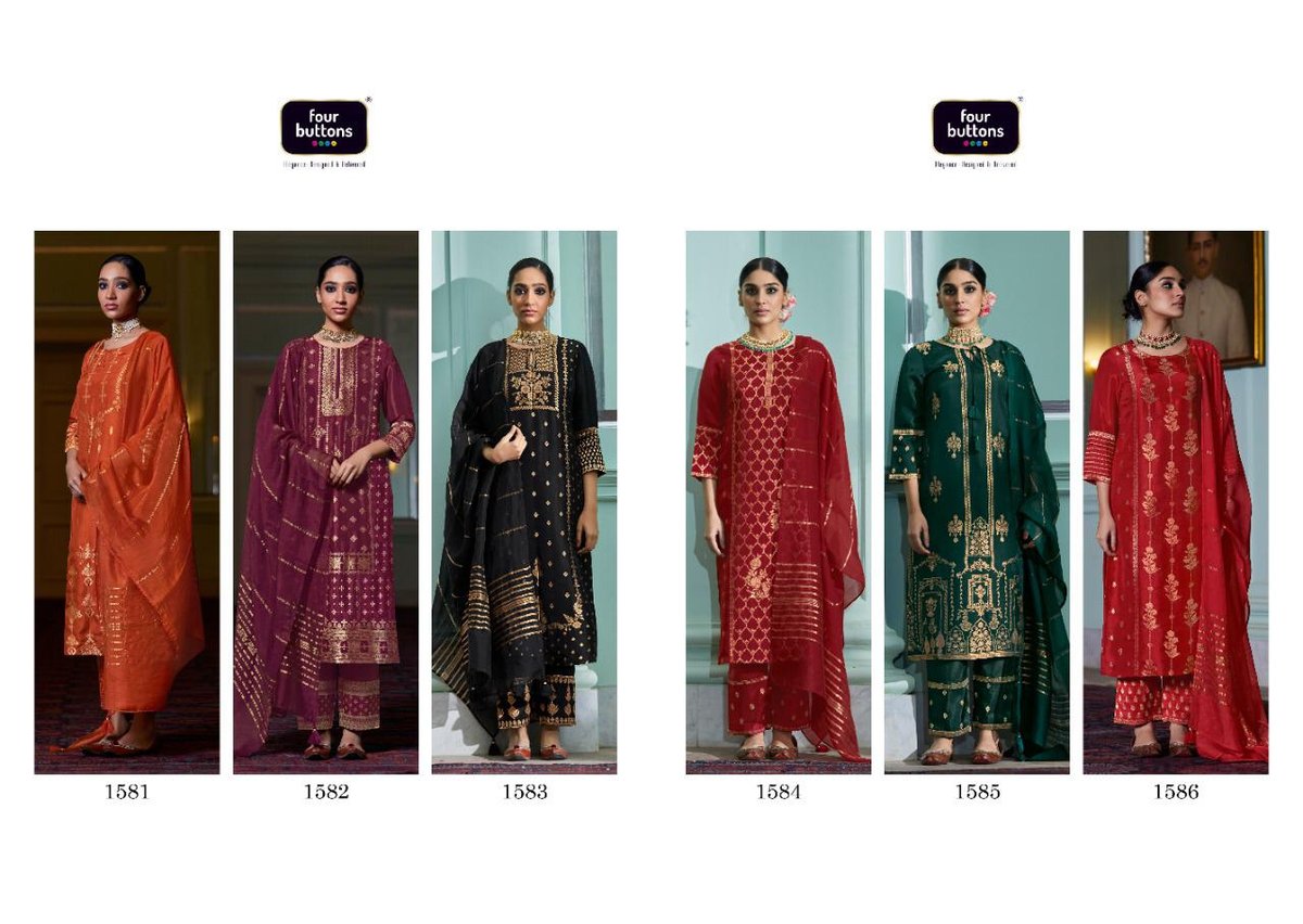Four Buttons Royalty 1581-1586 Series 7