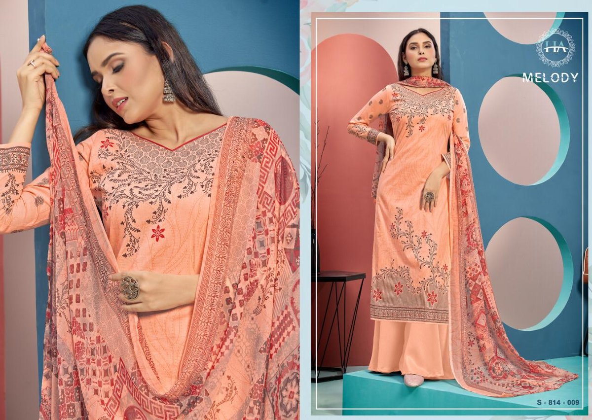 Harshit Fashion Hub Melody 814-001 to 814-010 Series 9