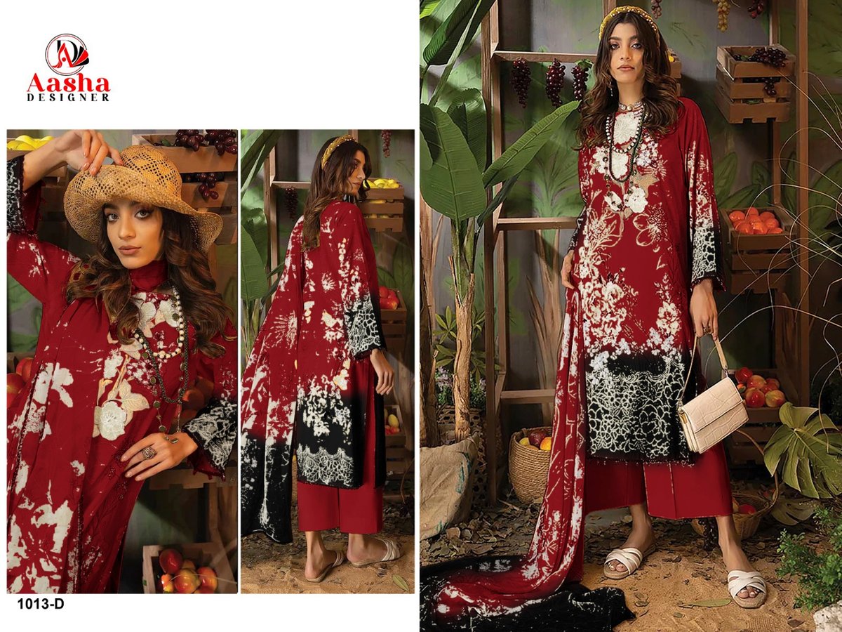 AASHA DESIGNER ADAN LIBAS 1013-A TO 1013-D 4