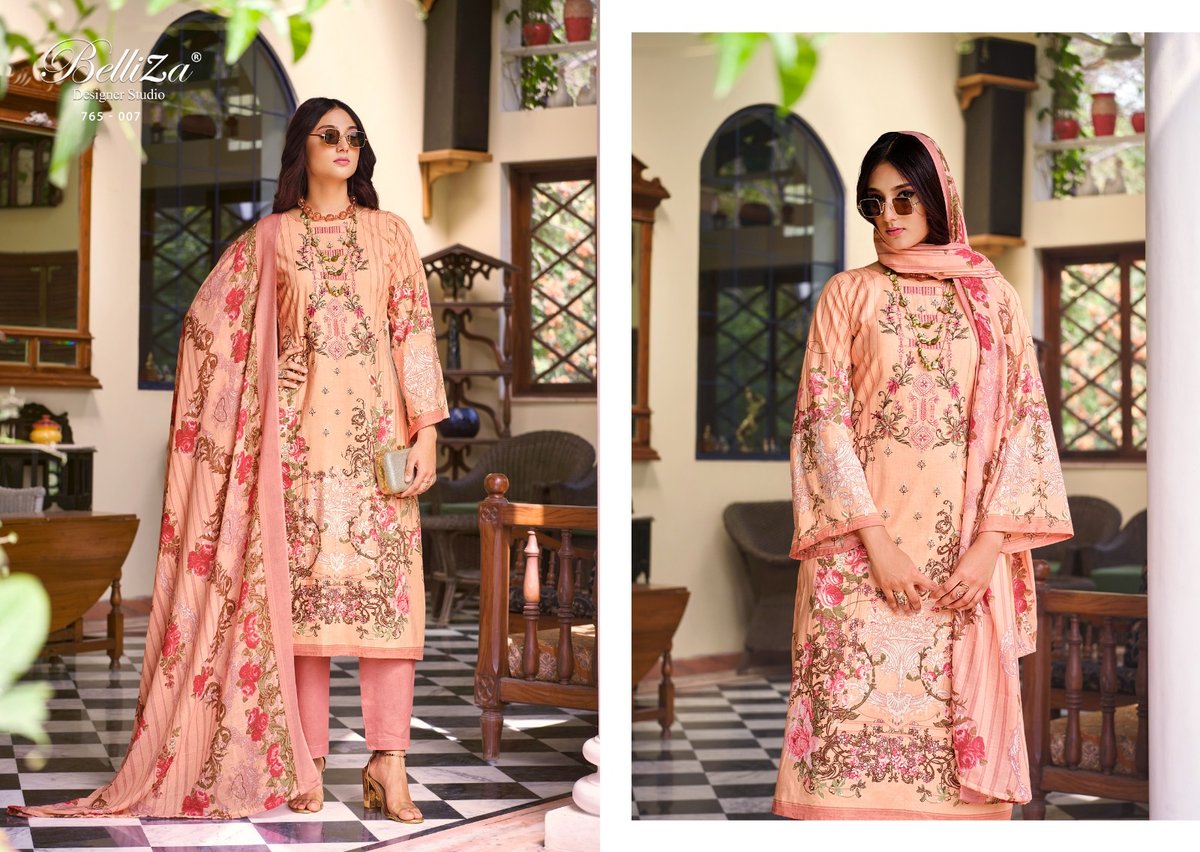 Belliza Designer Naira Vol-2 765-001 to 765-010 Series 7